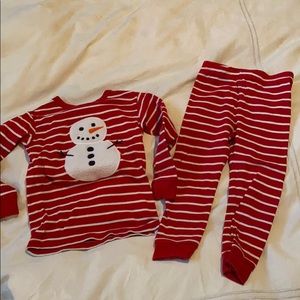 Gap Toddler Snowman Pajama Set